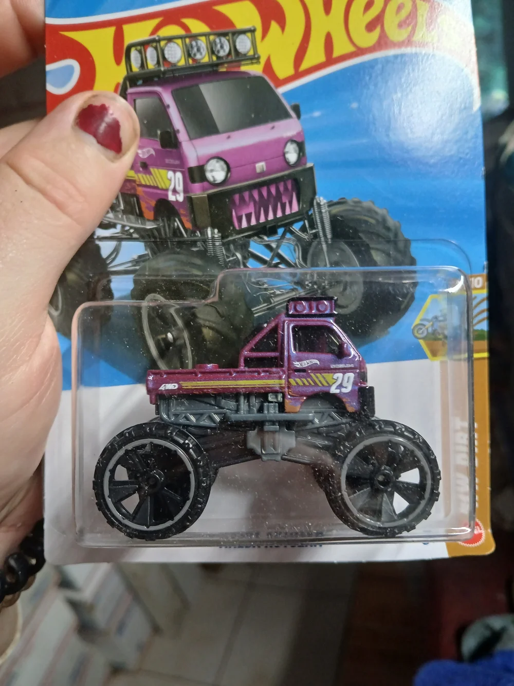 purple Hot Wheels Mazda Autozam monster truck is part of the 2026 HW Dirt series